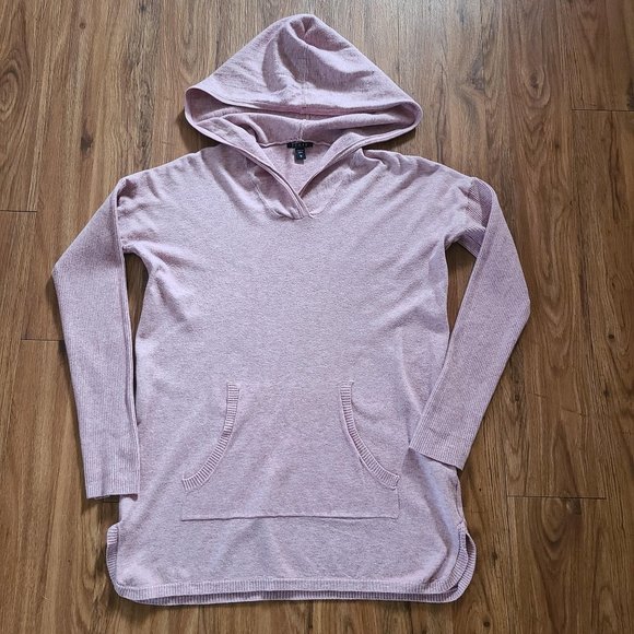 Cyrus Ladies' Drop Shoulder Ribbed Hem Pullover Hoodie Top Orchid Heather Size M - Picture 7 of 16